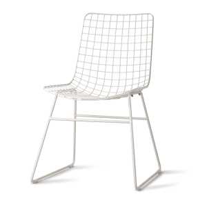 HKliving - Wire Chair, weiß
