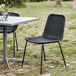 House Doctor - Hapur Dining Chair, schwarz / schwarz