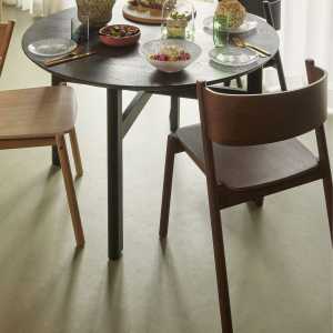 Hübsch Interior - Oblique Stuhl, Eiche schwarz
