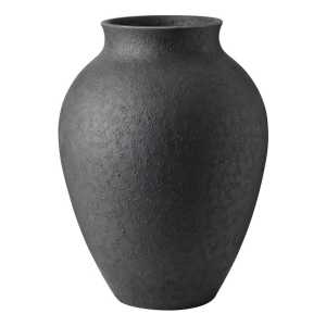 Knabstrup Keramik Knabstrup Vase 27cm Schwarz
