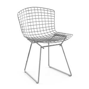 Knoll - Bertoia Stuhl ohne Polster, Chrom