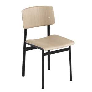 Muuto - Loft Chair, schwarz/ eiche
