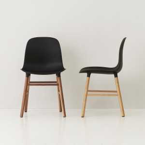 Normann Copenhagen - Form Stuhl, Eiche schwarz / schwarz