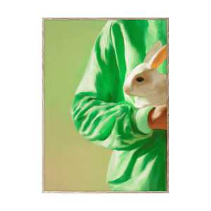 Paper Collective White Rabbit Poster 30 x 40cm