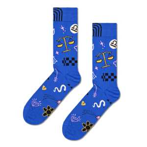 Sternzeichen: Blaue Waage Crew Socken