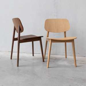 Studio Zondag - Baas Dining Chair Solid and Veneer, Nussbaum geölt