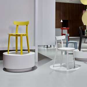 Vitra - All Plastic Chair, dunkelgrau, Filzgleiter