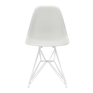 Vitra - Eames Plastic Side Chair DSR, weiß / weiß (Filzgleiter weiß)