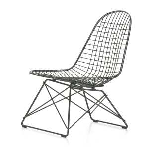 Vitra - Wire Chair LKR, dunkelgrün (Kunststoffgleiter basic dark)
