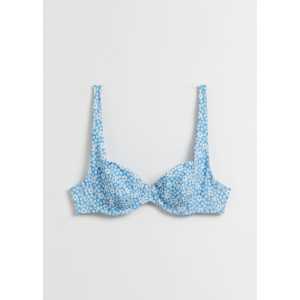 & Other Stories Balconette-Bikinioberteil mit Bügeln Himmelblau, Bikini-Oberteil in Größe 70B. Farbe: Sky blue