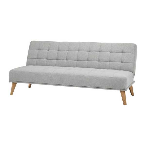 Mørteens Schlafsofa Caribe Hellgrau Filz 180x81x86 cm mit Schlaffunktion