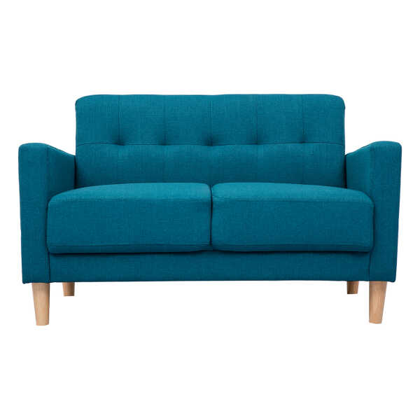 2-er Designer-Sofa MOON entenblau