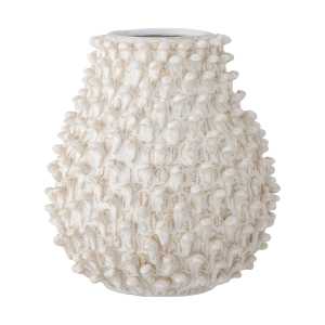 Bloomingville Spikey Vase 25,5cm Weiß