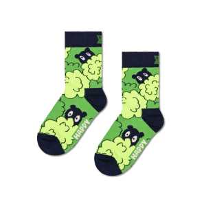 Grüne Kinder Peekaboo Crew Socken