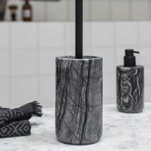 Mette Ditmer - Marble Toilettenburste, schwarz / grau