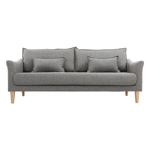 Design-Sofa 3 Plätze Grau KATE