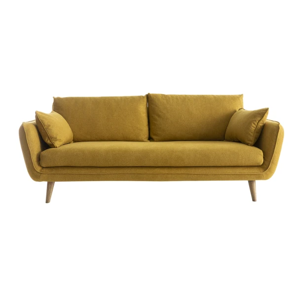 Dreisitzer-Sofa CREEP kümmelgelb