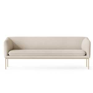 ferm LIVING - Turn Sofa, 3-Sitzer, cashmere / off-white (Bouclé)