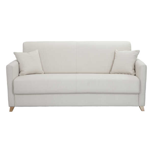 Schlafsofa 3 Plätze skandinavisch beige SKANDY