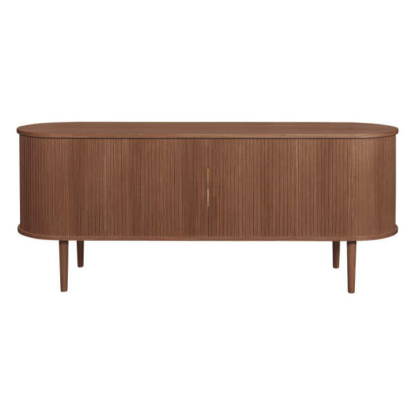 Vintage-Sideboard aus dunklem Holz mit 2 Schiebetüren B160 cm EPIC