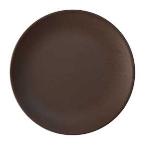 Aida Ceramic Workshop Teller Ø 26cm Chestnut-matte brown