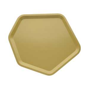 Alessi - Territoire Tablett sechseckig, yellow sand