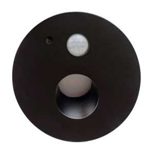 Arcchio - Neru Round LED Einbauwandlampe w/Sensor Black