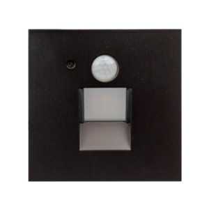 Arcchio - Neru Square LED Einbauwandlampe w/Sensor Black