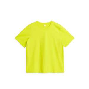 Arket Schweres T-Shirt Neongelb in Größe S. Farbe: Neon yellow