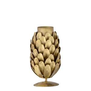 Bloomingville - Geraldine Kerzenständer, H 9 cm, gold