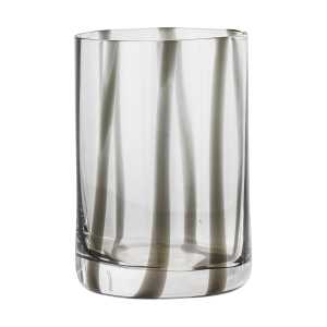 Bloomingville Silja Trinkglas 37 cl Schwarz-klar