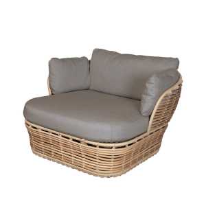 Cane-line - Basket Loungesessel Outdoor, natural / taupe