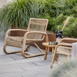 Cane-line - Curve Loungesessel Outdoor, natural