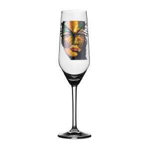 Carolina Gynning Golden Butterfly Champagnerglas 30cl Clear