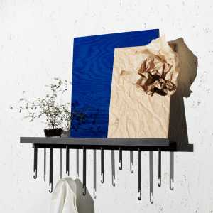 Design House Stockholm - Atelier Wandgarderobe, anthrazit