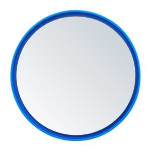 Design Letters Mirror Mirror Tischspiegel Ø21cm Cobalt blue