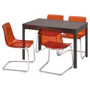 EKEDALEN / TOBIAS Tisch und 4 Stühle