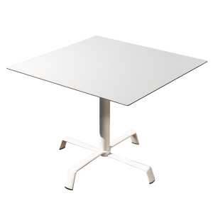 Fast - Tonik Tisch 70 x 70 cm, Gestell Elica, weiß