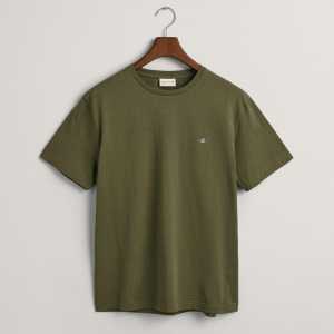 GANT Men's Reg Shield T-Shirt - Juniper Green - S