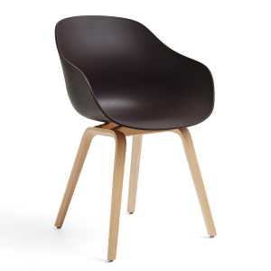 HAY - About a Chair AAC 222, Eiche lackiert / raisin 2.0