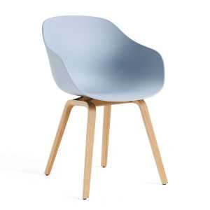HAY - About a Chair AAC 222, Eiche lackiert / slate blue 2.0