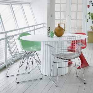 HKliving - Wire Arm Chair, Chrom