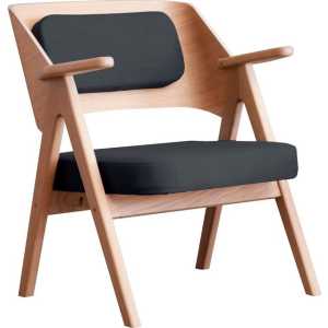 Hammel Furniture Loungesessel Findahl by Hammel MeTube, Eiche, gepolstertes Sitz- und Rückenkissen, verschiedene Farbvarianten