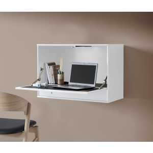 Hammel Furniture Schreibtisch "Mistral", Wandschreibtisch mit Klappe, Schublade und LED Spot, Breite: 89 cm