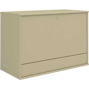 Hammel Furniture Schreibtisch "Mistral", Wandschreibtisch mit Klappe, Schublade und LED Spot, Breite: 89 cm