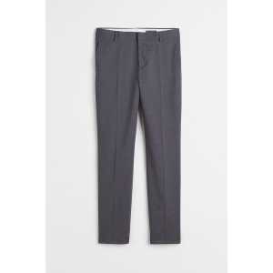 H&M Anzughose in Slim Fit Dunkelgrau, Anzughosen Größe 60. Farbe: Dark grey