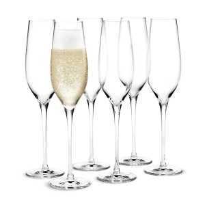 Holmegaard Cabernet Champagnerglas 29 cl 6er-Pack Transparent