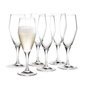 Holmegaard Perfection Champagnerglas 23 cl 6er-Pack Transparent