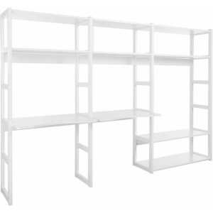 Hoppekids Jugendzimmer-Set STOREY, (Set, 20-St., Regal-Set, 4 Seitenteilen, 2 Schreibtischplatten, 4 Einlegeböden), mit Kinderschreibtisch & Regal, modular