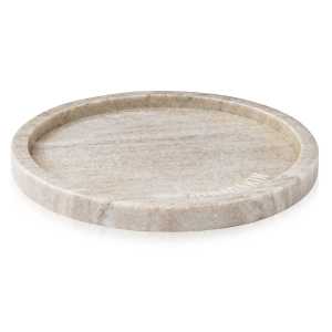 Humdakin - Marmor Tablett, Ø 22 cm, braun